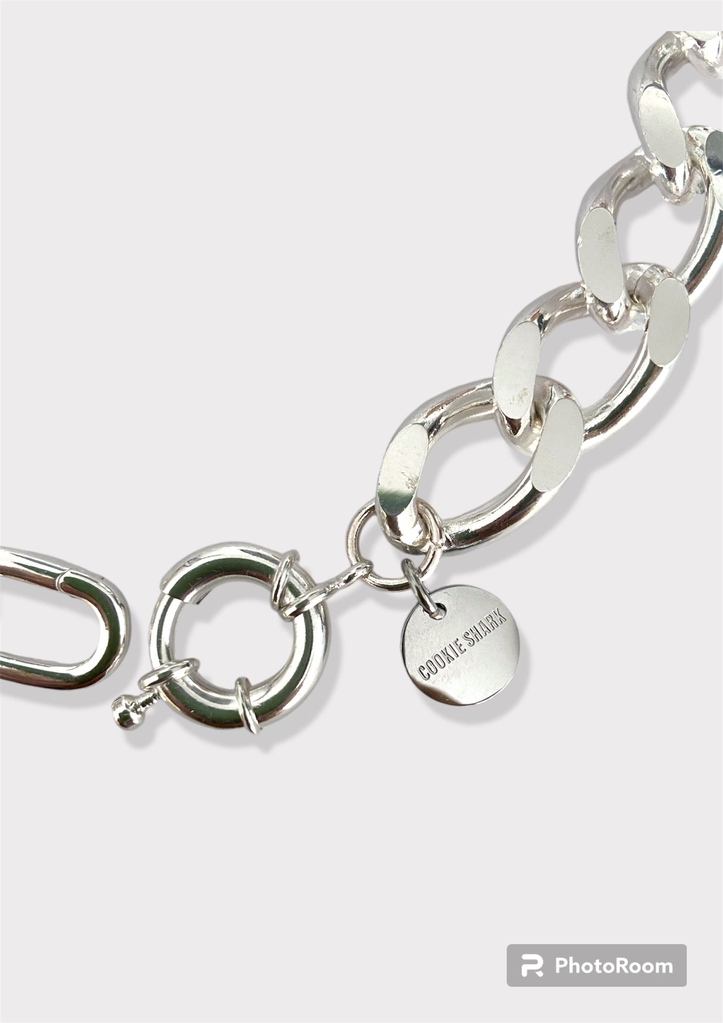 Collier maille XL Argent