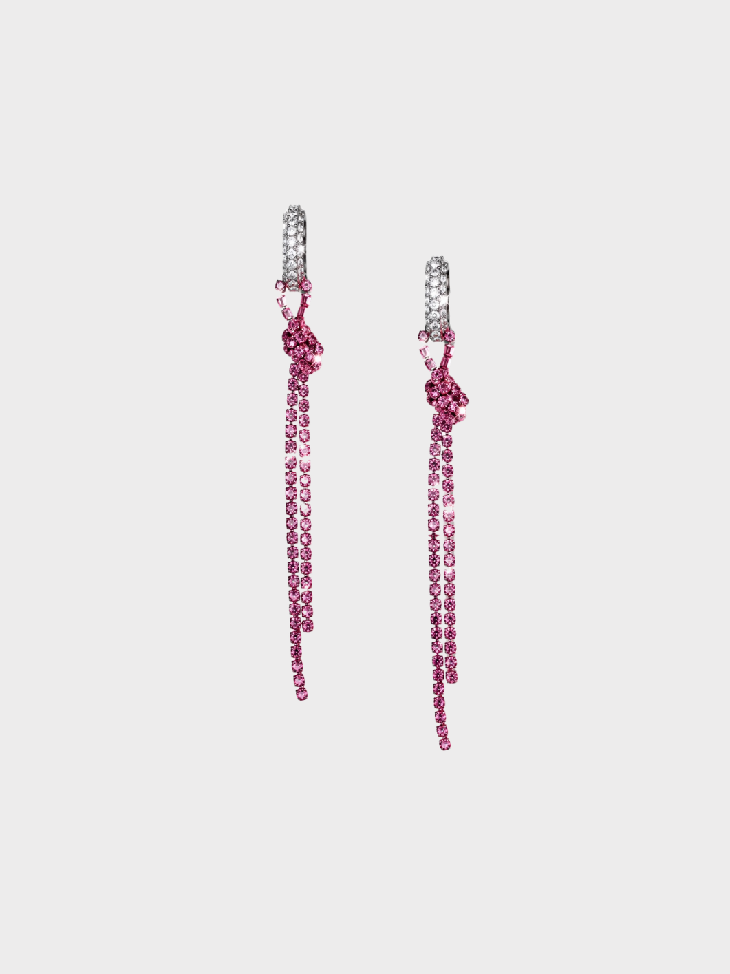 STRASS BOW PAMPILLE - Light Rose
