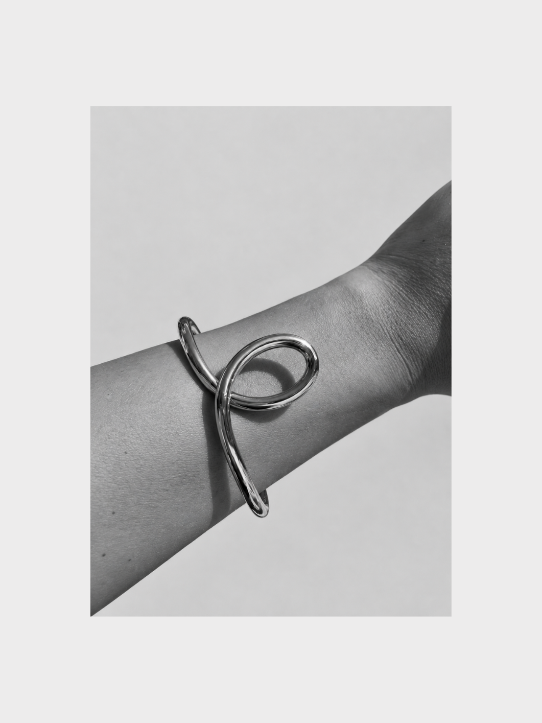 HOOP CUFF - Argent