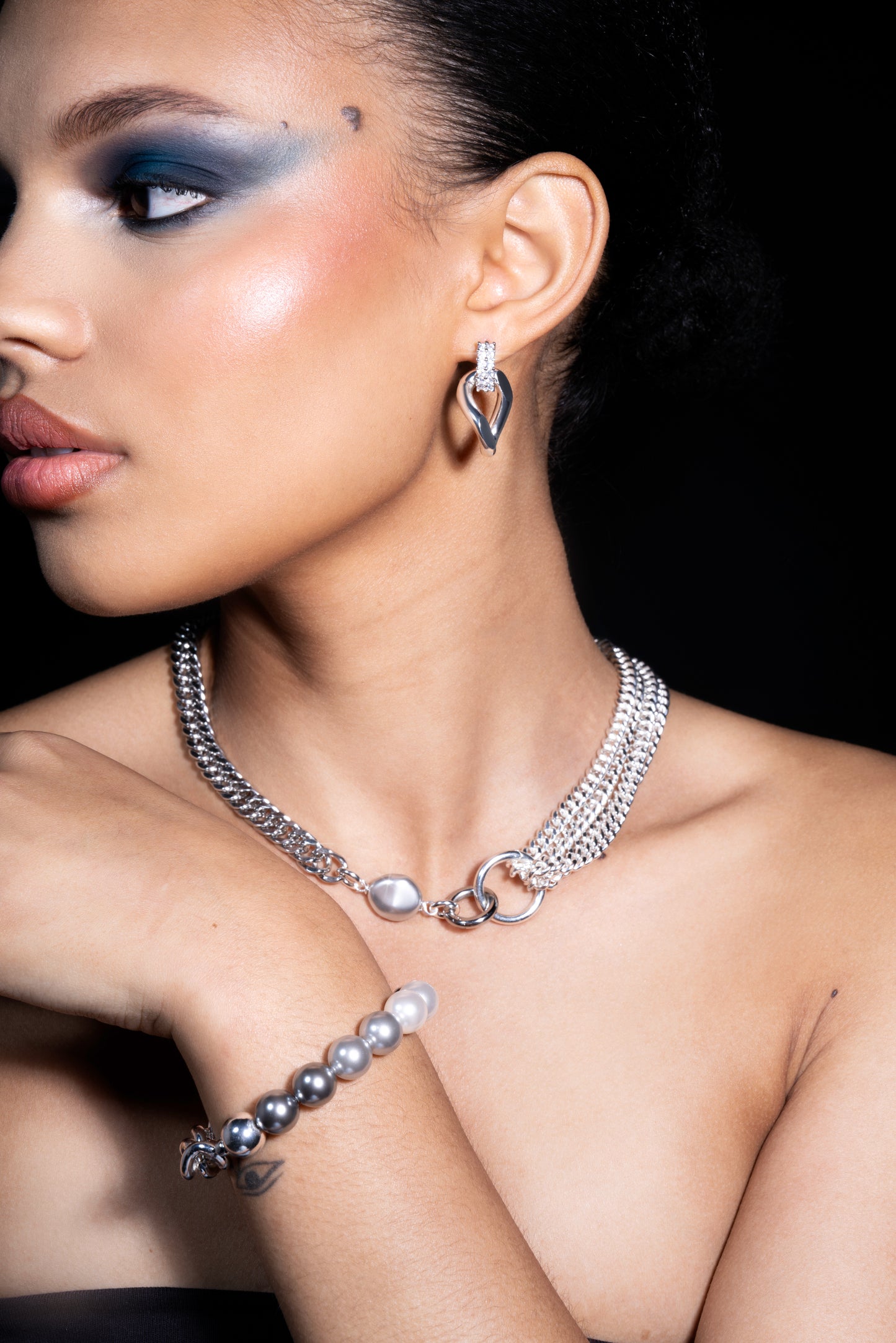 Boucles d'oreille Maille XL