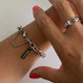 BRACELET CHUNKY - Argent