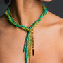 RIVER NECKLACE - GREEN TURQUOISE