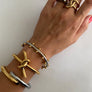 Pearl CUFF - Silver/Gold