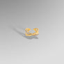 RING Cross - Gold/Crystal
