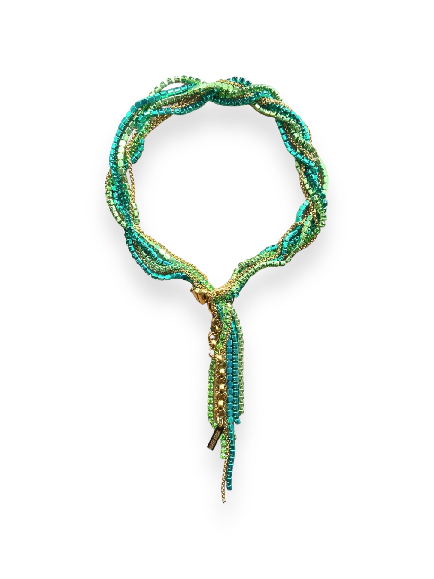 COLLIER RIVIERE - VERT TURQUOISE