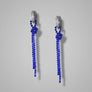PAMPILLE NOEUD STRASS - Night Blue