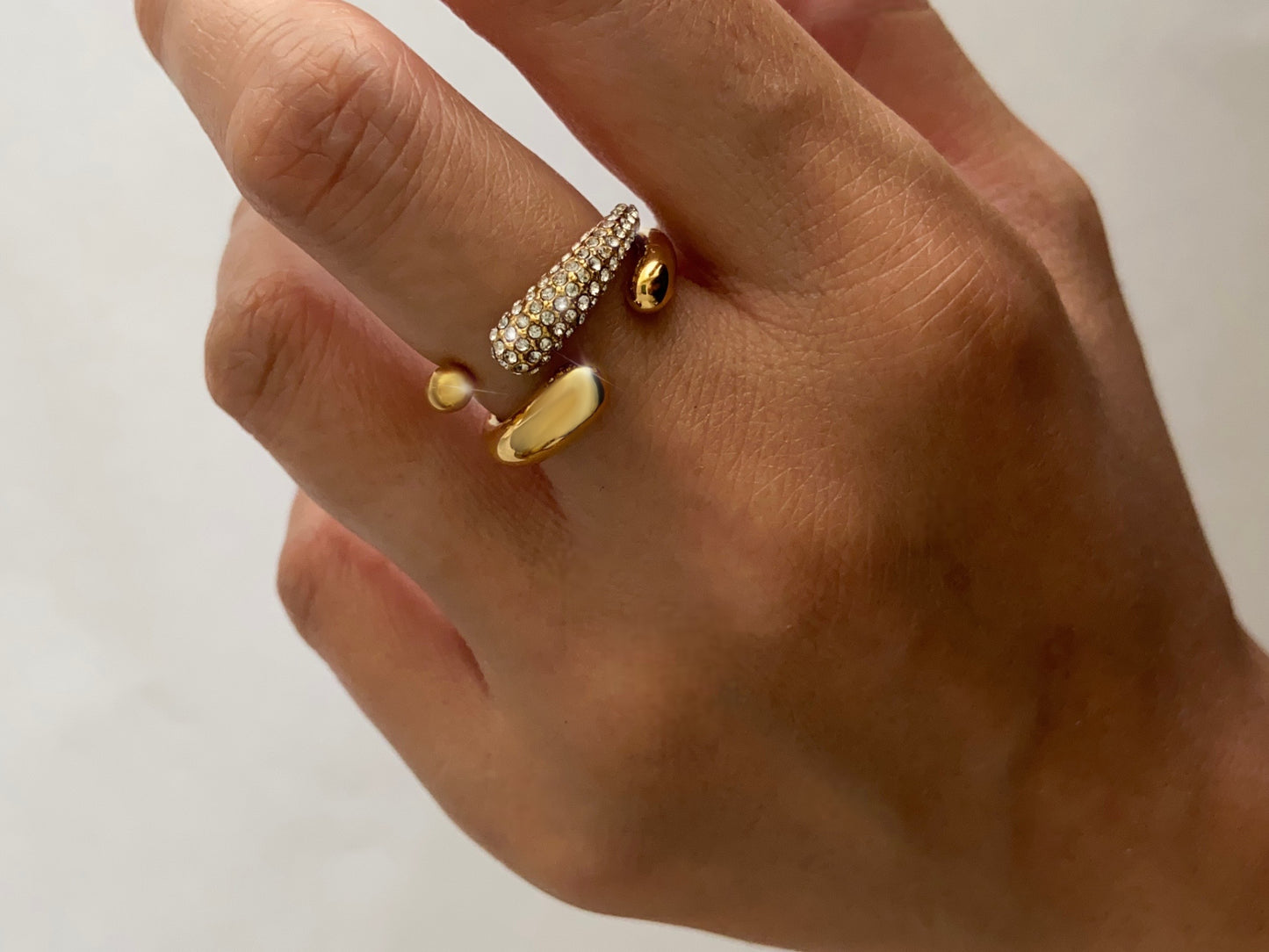 RING Melt - Gold/Crystal