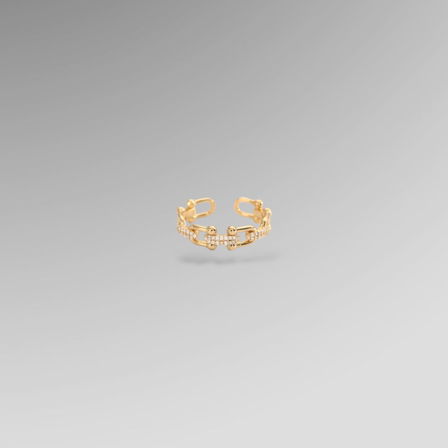 Horseshoe RING - Gold