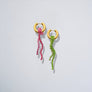 BDO Asymmetrical Crystal Chain - Pink / Green