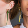 BDO Asymmetrical Crystal Chain - Pink / Green