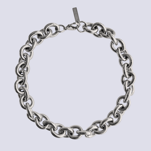 COLLIER Chunky Link - Argent