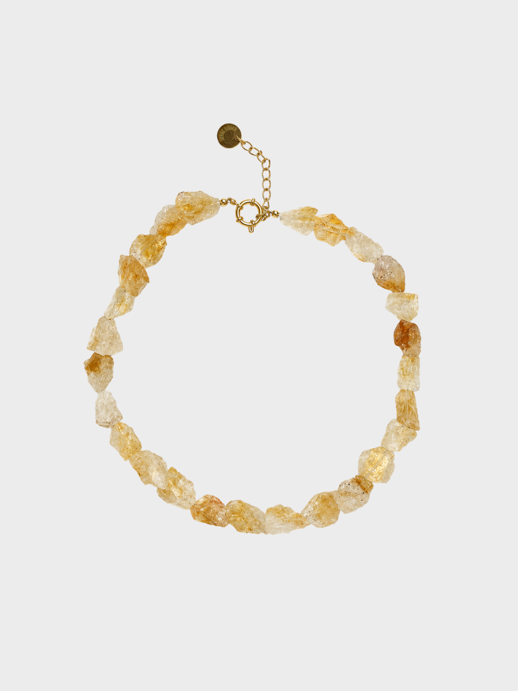 Collier RAW HONEY - Citrine Brute