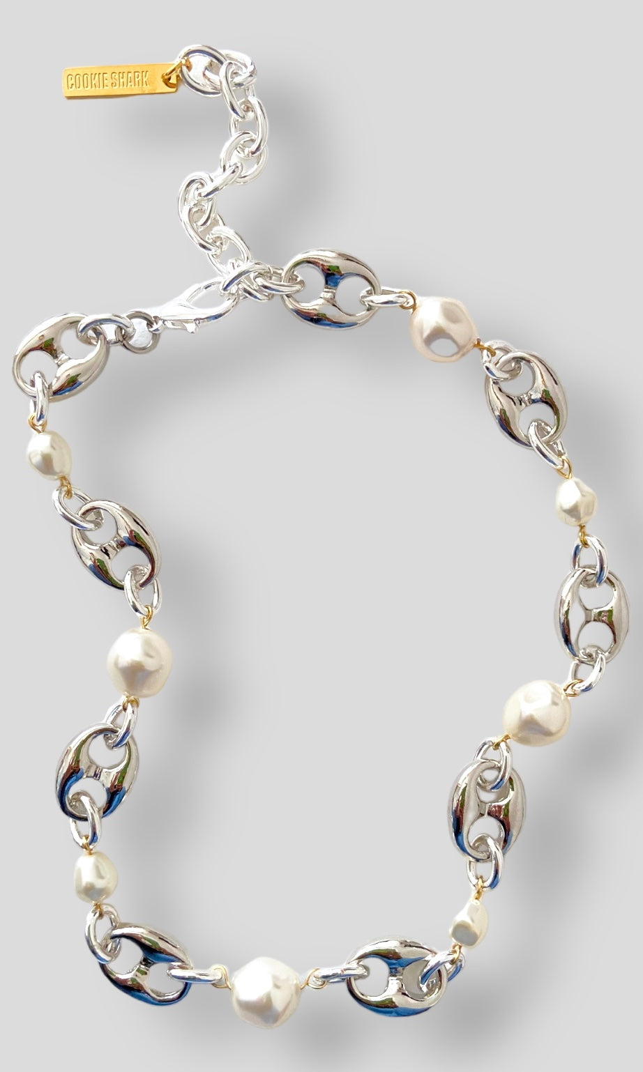 Collier Can Tab - Perles/Argent