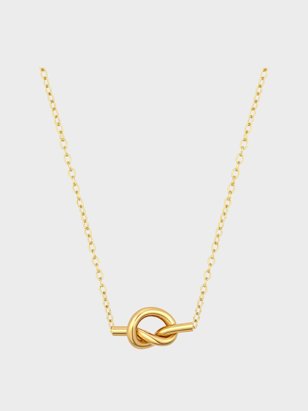 Collier chaîne nouée