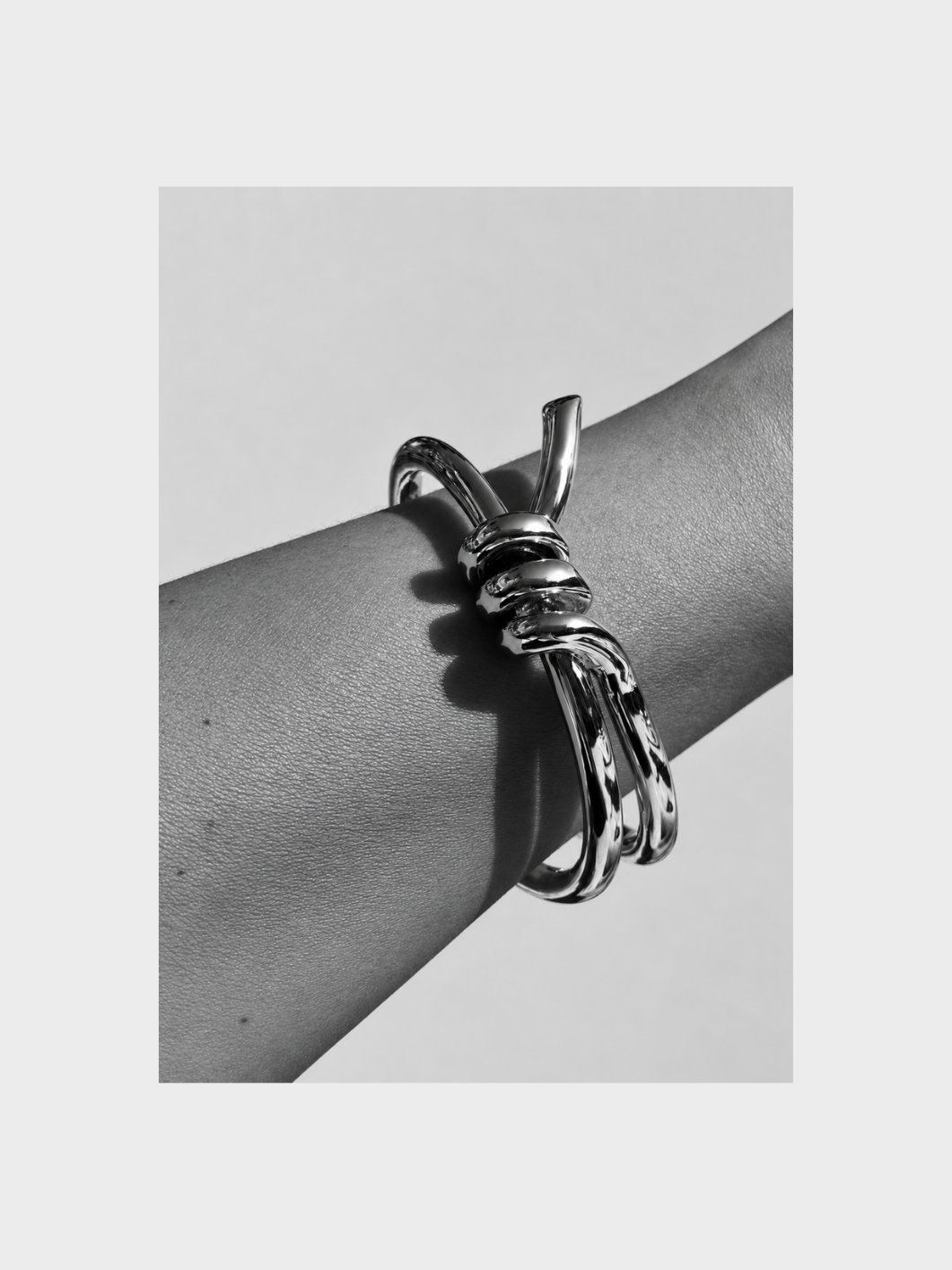 BARBED CUFF - Argent
