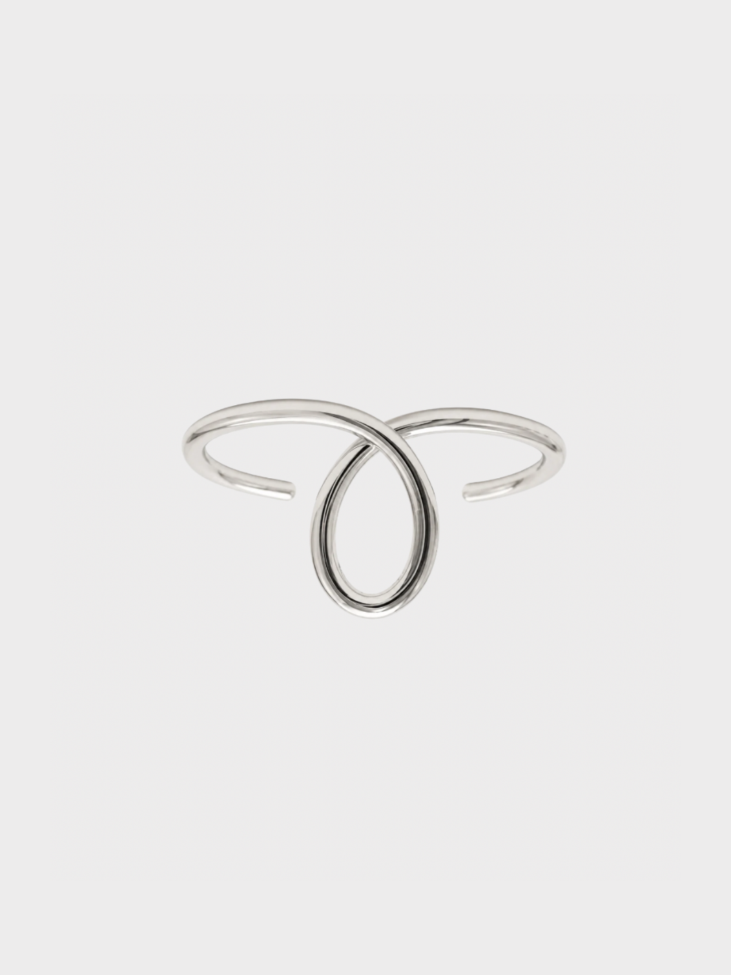 HOOP CUFF - Argent