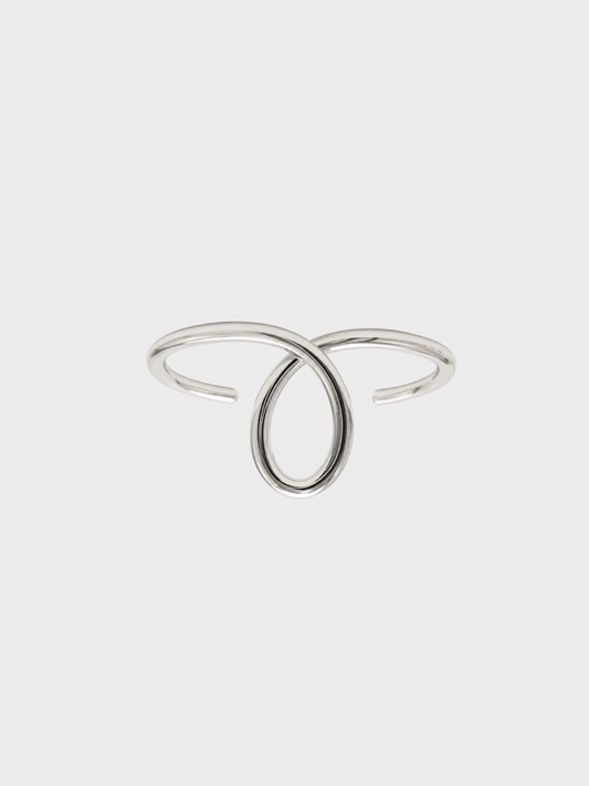 HOOP CUFF - Argent