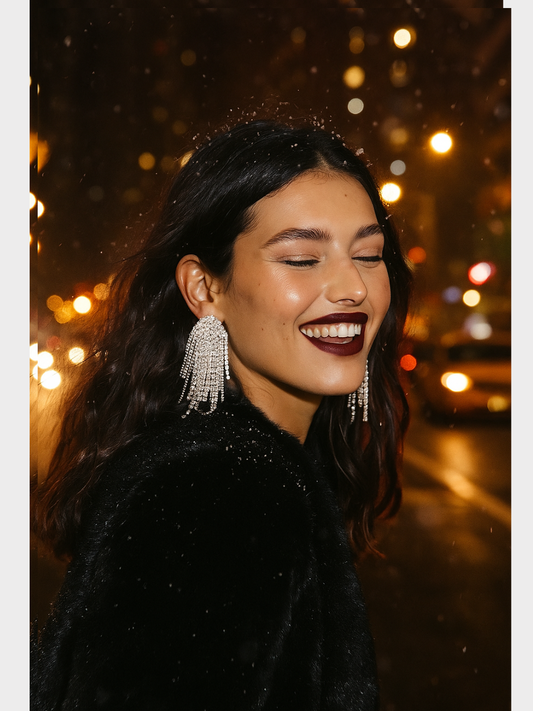 Boucles d'oreille Cascade Dream Silver