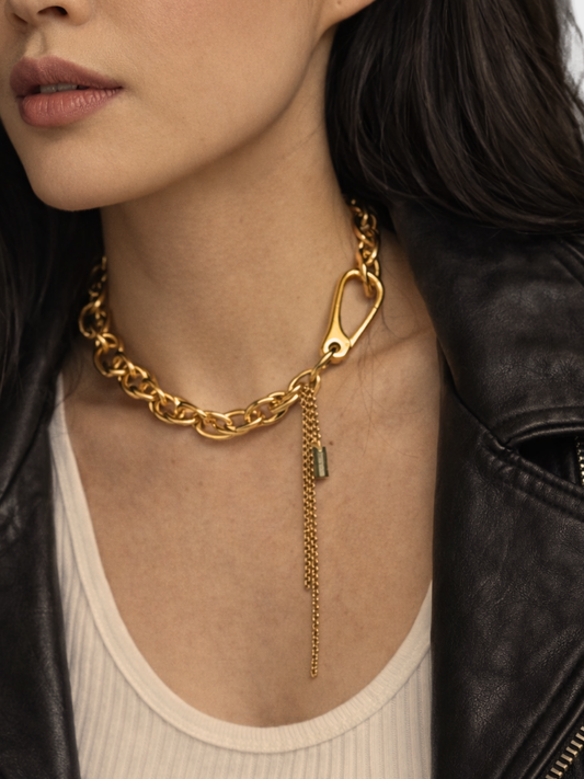 Collier Maxi Cord Chain Gold