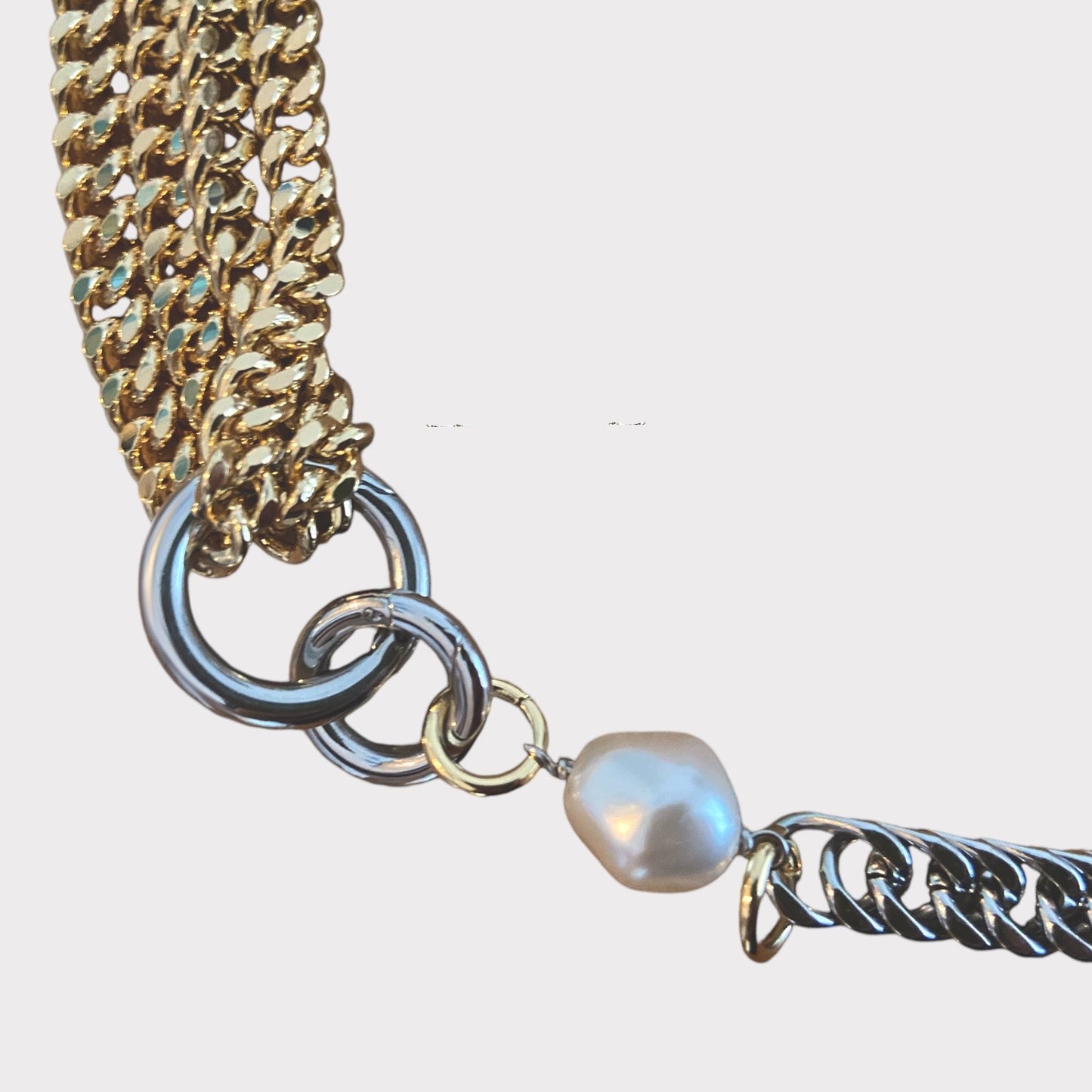 Collier Pearl Mix Chains