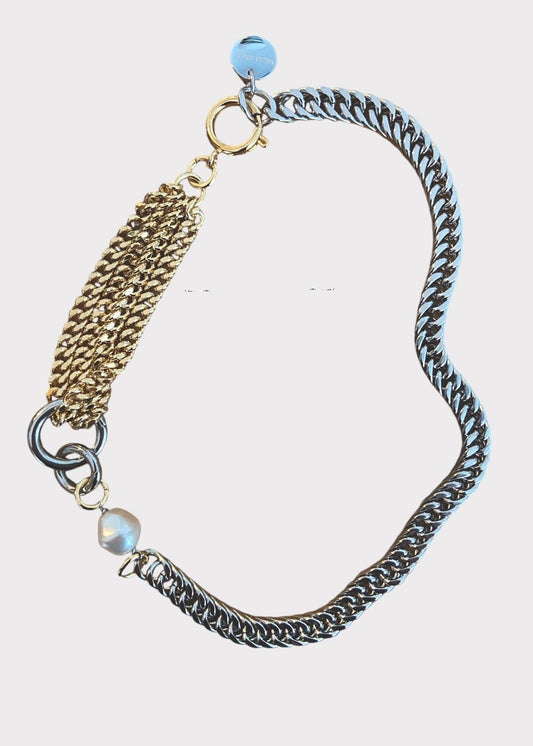 Collier Pearl Mix Chains