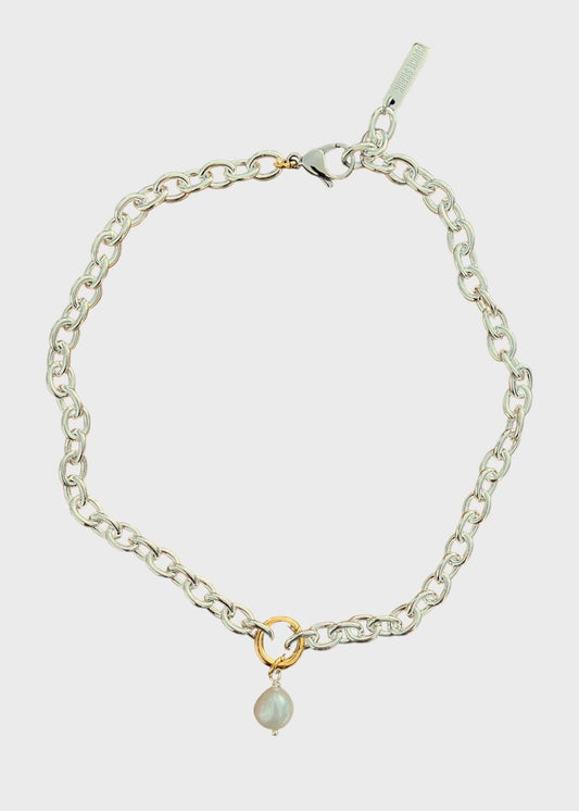 BARBED WIRE NECKLACE - Gold