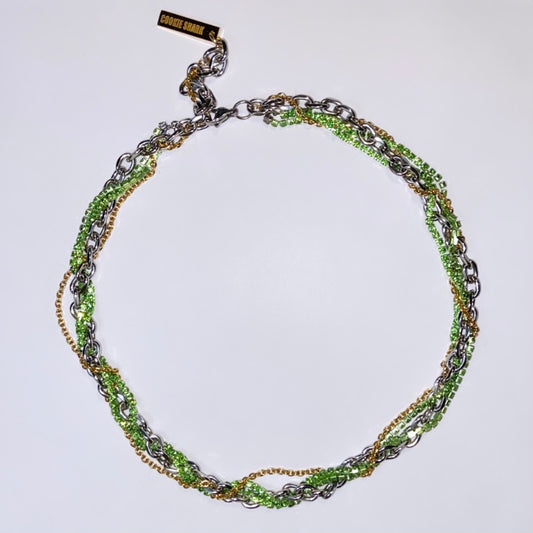 COLLIER ENLACÉ - Peridot