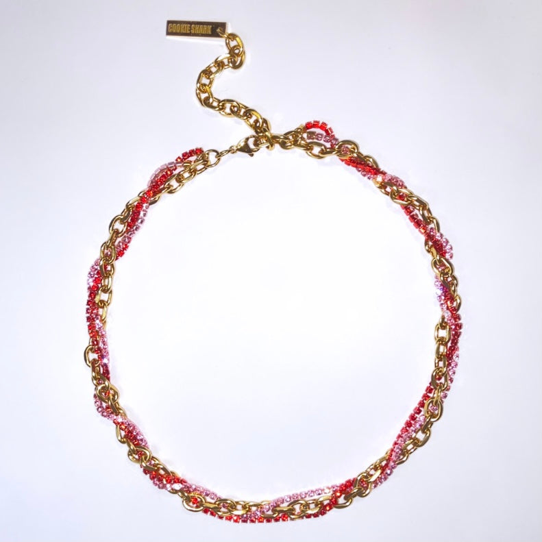 ENLIANÉ NECKLACE - Red Pink