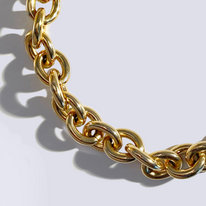 Chunky Link NECKLACE - Gold