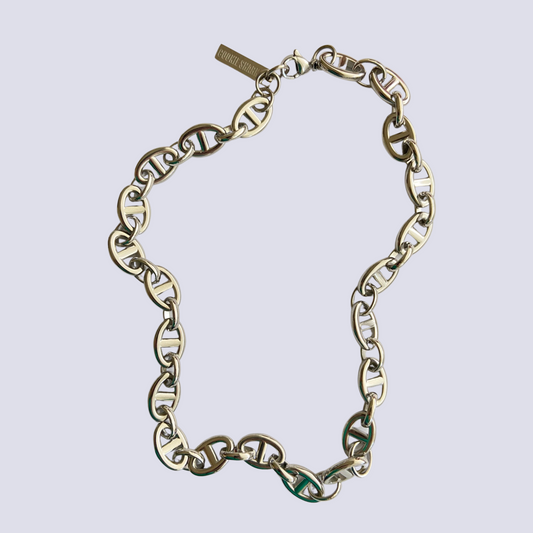 COLLIER MAILLE MARINE - Argenté